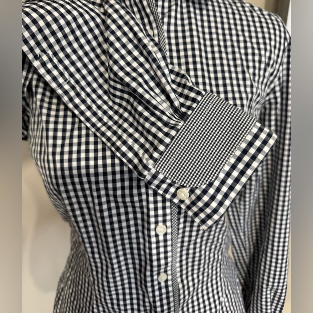 Brooks Brothers Tailored Fit Gingham Stretch Cotton Fun Shirt - Picture 2 of 8